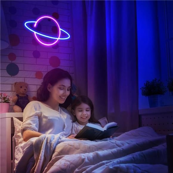 Neon Signs for WallDecor,3PCS LED Neon Lights for Bedroom,USB or Battery Powered - Picture 2 of 6